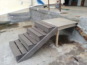 Steps - Outdoor Structures manufactured from recycled plastics.