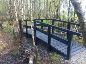 Garden Bridge - Outdoor Structures manufactured from recycled plastics.